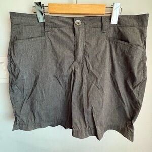 Eddie Bauer Charcoal Women’s Flat Front Shorts